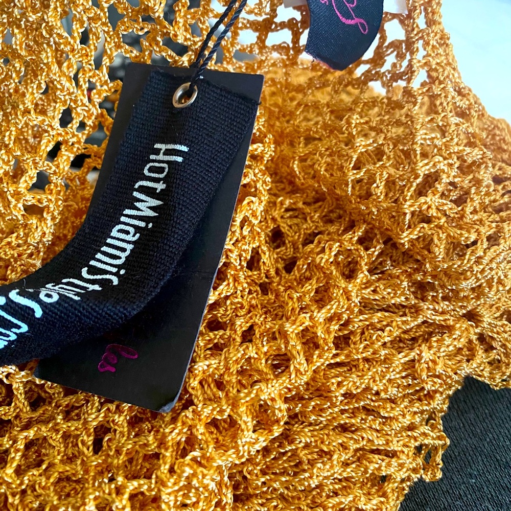Crochet halter top dress coverup